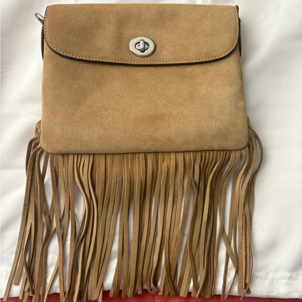 Coach 1964 suede fringe crossbody